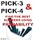 PICK-3 PICK-4 FIND THE BEST NUMBERS USING PROBABILITY