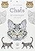 Chats: 60 coloriages anti-stress - art therapie (French Edition)