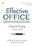 Effective Office Communictions Noting And Drafting