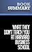 Summary: What They Don't Teach You at Harvard Business School: Review and Analysis of McCormack's Book
