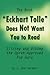 The Book 'Eckhart Tolle' Do...