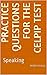 Practice Questions for the CELPIP Test: Speaking