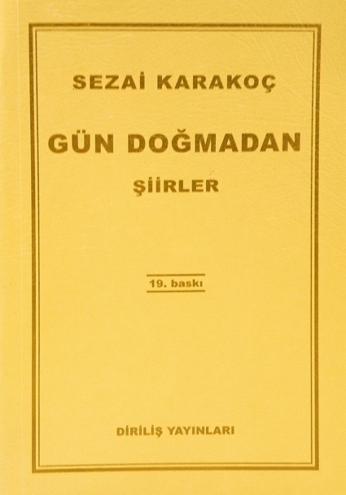 Gün Doğmadan - Şiirler
