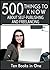 500 Things to Know About Self Publishing, Freelancing, and Wo... by Lisa M. Rusczyk