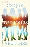 Ce que toujours veut dire by Lexa Hillyer