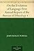 On the Evolution of Language First Annual Report of the Bureau of Ethnology to the Secretary of the Smithsonian Institution, 1879-80, Government Printing Office, Washington, 1881, pages 1-16