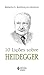 10 Lições sobre Heidegger