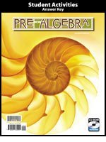 Pre Algebra Grade 8 Activity Manual Key 2nd Edition (Paperback)