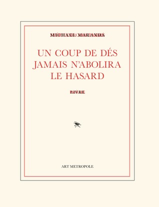 Un Coup de Des Jamais N'Abolira Le Hasard: Livre