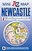 Newcastle Mini Map by a-Z Geographers