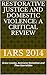 Restorative Justice and Domestic Violence: A Critical Review