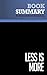 Summary: Less Is More: Review and Analysis of Jennings' Book