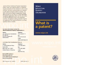What Is A Patent ?
