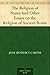 The Religion of Numa And Other Essays on the Religion of Anci... by Jesse Benedict Carter