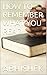 HOW TO REMEMBER WHAT YOU READ