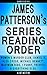 James Patterson Series Order by Listastik