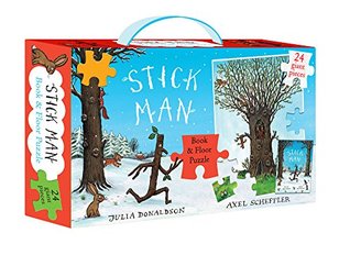 Stick Man Book & Floor Puzzle Gift Set