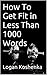 How To Get Fit in Less Than 1000 Words