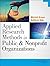 Applied Research Methods in Public and Nonprofit Organizations by Mitchell Brown
