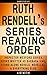 Ruth Rendell Series Reading Order: Series List - In Order: Inspector Wexford series, Novels written as Barbara Vine, Stand-alone novels, Short story collections, ... (Listastik Series Reading Order Book 29)