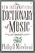 The New International Dictionary of Music