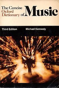 The Concise Oxford Dictionary of Music (Paperback)