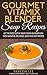 Gourmet Vitamix Blender Soup Recipes: Get The Most Out Of Your Vitamix Blender With These Amazing, Delicious, Quick and Easy Recipes (VITAMIX RECIPE COOKBOOK, 90+ PAGES, VITAMIX RECIPE BOOK)