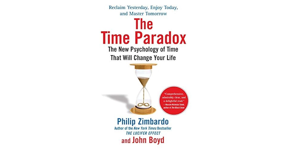 The Time Paradox The New Psychology of Time That Will Change Your Life by Philip G. Zimbardo