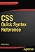 CSS Quick Syntax Reference