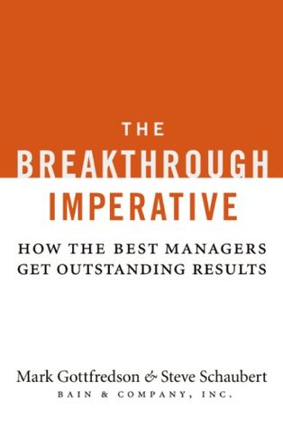 The Breakthrough Imperative: How the Best Managers Get Outstanding Results (Hardcover)
