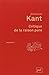 Critique de la raison pure
