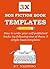 3X NON FICTION BOOK TEMPLATES: How to write your self-published books by following one of these 3 simple book templates (Plug & Write 1)