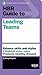 HBR Guide to Leading Teams by Mary Shapiro