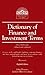 Dictionary of Finance and Investment Terms by John Downes