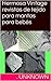 Hermosa Vintage revistas de tejido para mantas para bebés (Spanish Edition)
