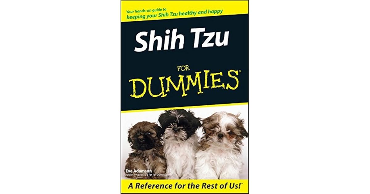 shih tzu for dummies