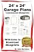 24’ x 24’ Garage Plans Construction Blueprints With Links to Download Blueprints