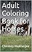 Adult Coloring Book for Horses