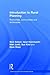 Introduction to Rural Planning: Economies, Communities and Landscapes (Natural and Built Environment Series)