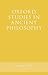 Oxford Studies in Ancient Philosophy, Volume 49