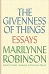 The Givenness Of ...