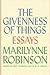 The Givenness Of Things