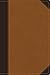 NIV Zondervan Study Bible, Large Print, Leathersoft, Brown/Tan by D.A. Carson