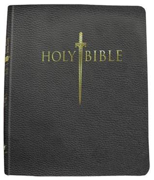 KJV Sword Study Bible Giant Print Black Genuine Leather Indexed