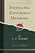 Installing Efficiency Methods