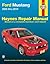 Ford Mustang (05-14) Haynes Repair Manual (Does not include information specific to Shelby GT5000 Cobra models or Boss 302 models. Includes vehicle coverage apart from the specific exclusion noted)
