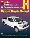 Toyota Tundra (2007 thru 2014) & Sequoia (2008 thru 2014): All 2WD and 4WD models (Haynes Repair Manual)
