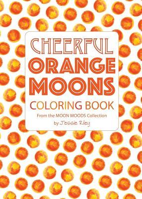 Cheerful Orange Moons Coloring Book