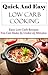 Quick and Easy Low Carb Rec...