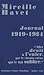 Journal 1918-1919